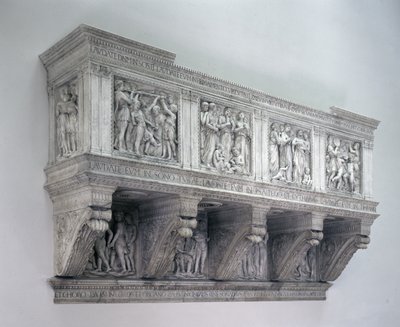 Rekonstruierte Cantoria, ca. 1432-38 von Luca Della Robbia